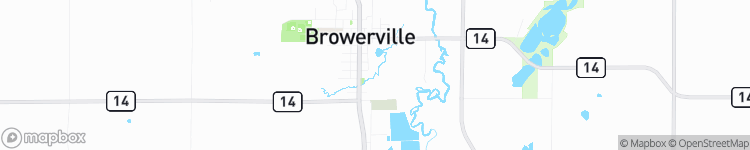 Browerville - map