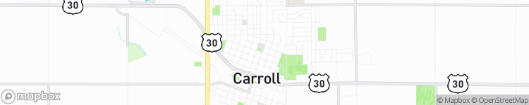 Carroll - map