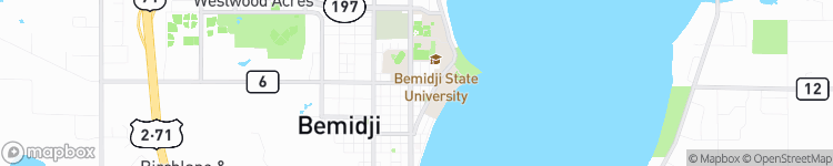 Bemidji - map