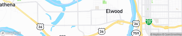 Elwood - map