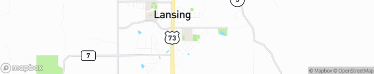 Lansing - map