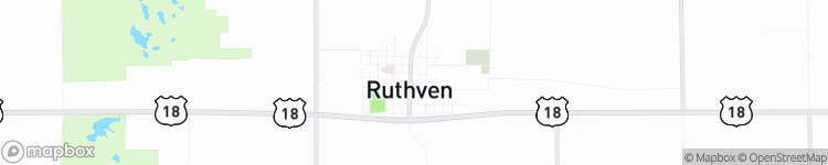 Ruthven - map