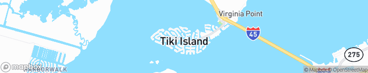 Tiki Island - map