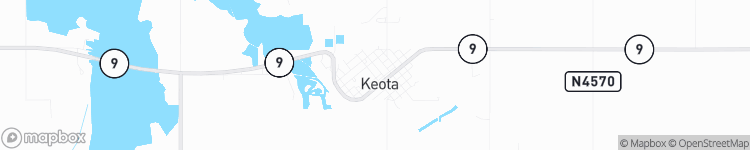 Keota - map