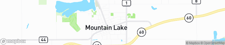 Mountain Lake - map