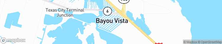 Bayou Vista - map