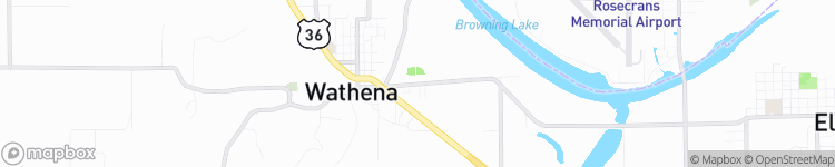 Wathena - map