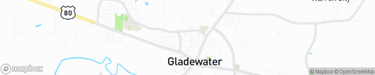 Gladewater - map