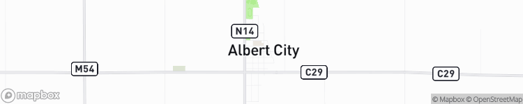 Albert City - map