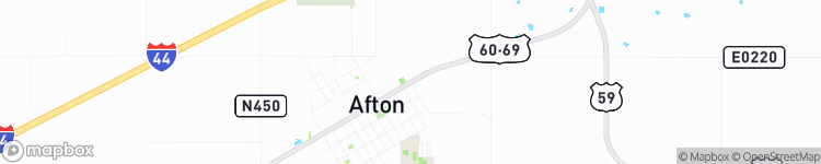 Afton - map