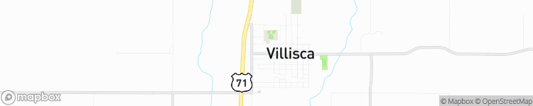 Villisca - map