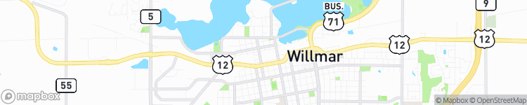 Willmar - map