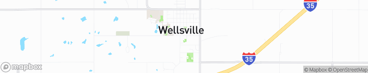 Wellsville - map