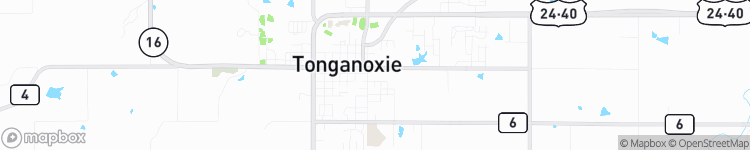 Tonganoxie - map