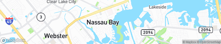 Nassau Bay - map