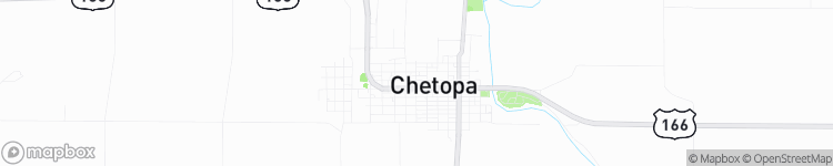 Chetopa - map
