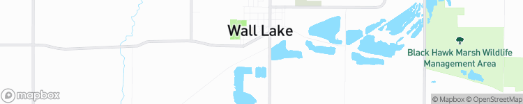 Wall Lake - map