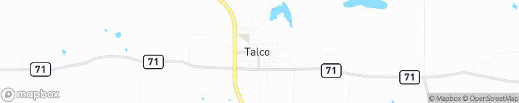 Talco - map