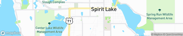 Spirit Lake - map