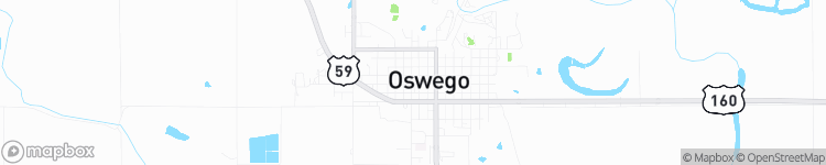 Oswego - map