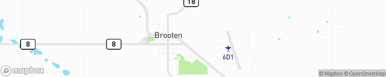 Brooten - map