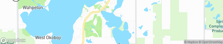 Arnolds Park - map