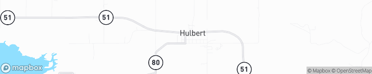 Hulbert - map