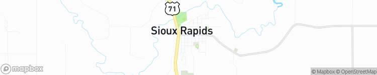 Sioux Rapids - map