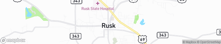 Rusk - map