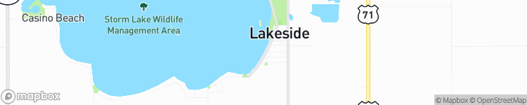 Lakeside - map