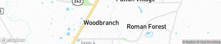 Woodbranch - map