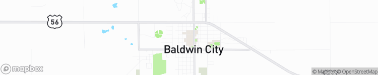 Baldwin City - map