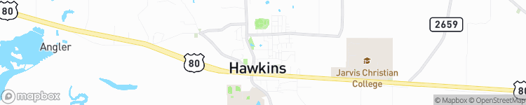 Hawkins - map