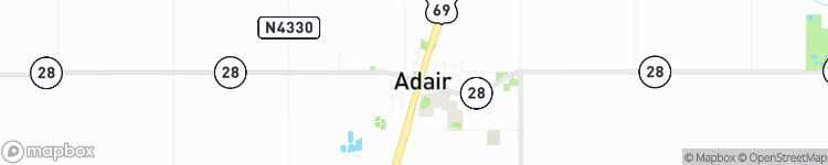 Adair - map