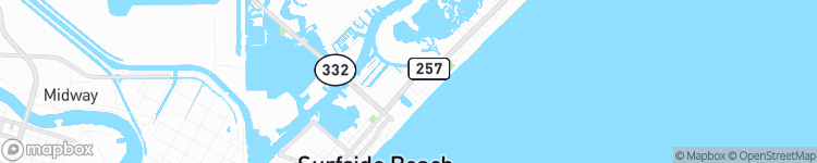 Surfside Beach - map