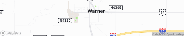 Warner - map