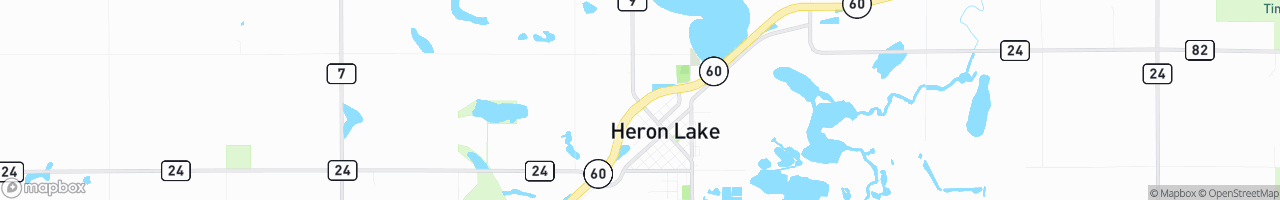 Expressway - Heron Lake - map