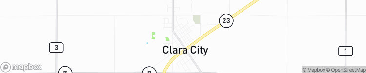 Clara City - map