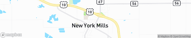 New York Mills - map