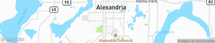 Alexandria - map