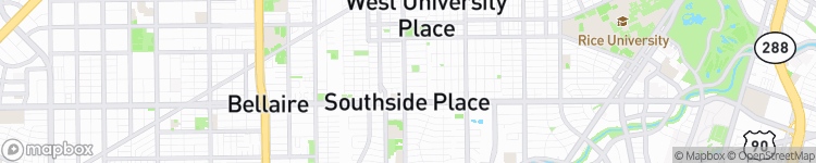 Southside Place - map