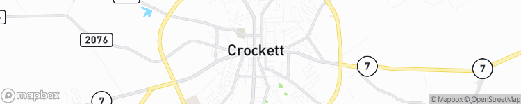 Crockett - map