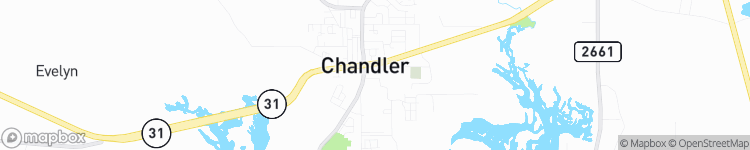 Chandler - map