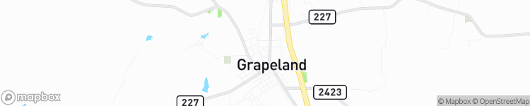 Grapeland - map