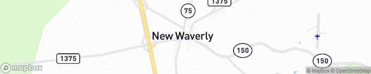 New Waverly - map