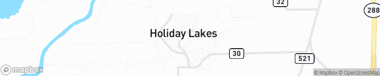 Holiday Lakes - map