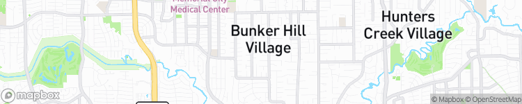Bunker Hill Village - map