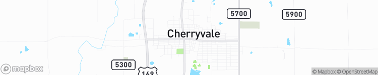 Cherryvale - map