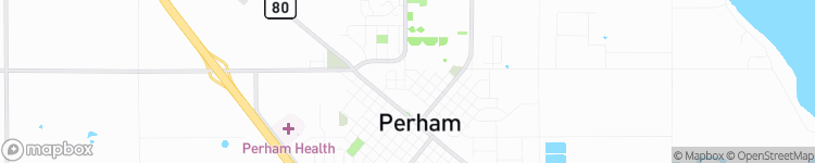 Perham - map