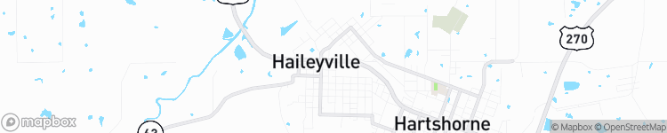 Haileyville - map